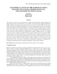 Ybr offers sponsorships to all fields for local universities, with the exception of medical and aviation (license) courses. Pdf An Empirical Study Of The Rubber Planting Demand And Natural Rubber Supply By Smallholder Sector In Sabah