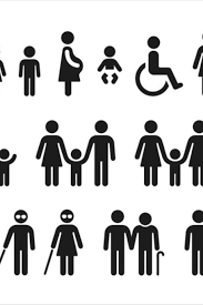 People Figures Icon Set Icon Set Pictogram Hand Drawn Icons