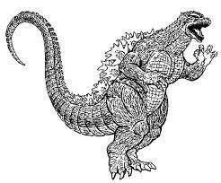 All godzilla coloring sheets and pictures are absolutely free and can be linked directly our godzilla coloring pages in this category are 100% free to print, and we'll never charge you for using, downloading, sending, or sharing them. Pin On Lineart Godzilla