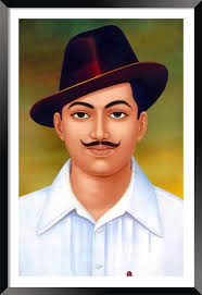 Canvas pe Bhagat Singh Indian Freedom Fighter Poster, Framed Laminated Waterproof Painting, 36 x 51 cm (Art) : Amazon.in: Home & Kitchen