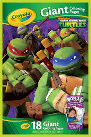 The end of the end 2017. Crayola 18 Page Nickelodeon Teenage Mutant Ninja Turtles Coloring Book