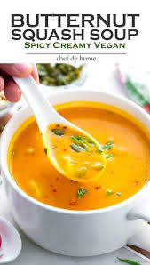 An Easy Recipe For Butternut Squash Soup With Coconut Milk And Thai Curry Fla Butternut Squash Recipes Soup Butternut Squash Soup Butternut Squash Soup Creamy