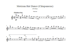 Traditional Mexican Hat Dance Sheet Music Download Pdf Score 14705