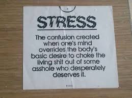 The Best Definition Of Stress Stress Funny Picture Quotes Funny Quotes