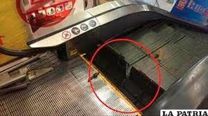 China Nina Resulta Herida En Nuevo Accidente De Escaleras Mecanicas Periodico La Patria Oruro Bolivia