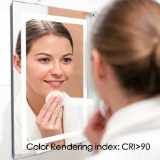 LED Lighted Bathroom Mirror Anti Fog Touch Switch