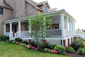 Maryland Landscape Design Plan Wraparound Porch Cattail Creek Project Farmhouse Landscaping Landscape Design Plans Landscape Design