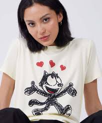 Camiseta Con Estampado De Félix El Gato