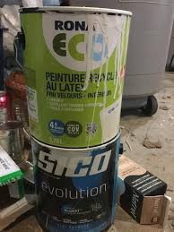 Pourtant ce catalogue de couleurs de peintures pourrait nous faire perdre la tête tant il est riche et les nuances parfois subtiles. Rona Peinture D Interieur Recyclee Coton 5186 15l19 Rona