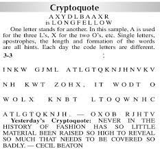 If you like interesting quotes and word puzzles, you will love cryptograms! Cryptoquote Puzzles Timesargus Com