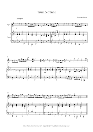 purcell trumpet tune sheet music for trumpet 8notes com