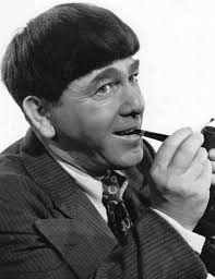 Moe Howard in February 1975, three months before his passing.