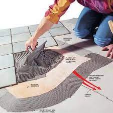 If you want a fresh look that's durable, it's a good idea to use epoxy paint for concrete floors. How To Install Floor Tiles Over A Cracked Concrete Diy Home Improvement Home Diy Floor Installation