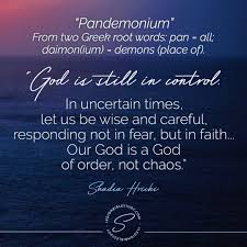 Ancient greek philosophy differentiates main conceptual forms and distinct words for the modern english word love: Pandemonium But God Is Still In Control Greek Word Study