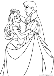 This cinderella and prince charming coloring pages printable. Sleeping Beauty And Prince Coloring Pages Printable