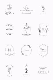 Download Premium Vector Of Organic Product Brand Logo Vector Collection Branding Design Logo Organic Logo Vector Logo