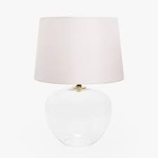 Clear square glass table top 1/2 in. Image Of The Product Glass Lamp With Pink Shade Glass Lamp Lamp Mirror With Lights