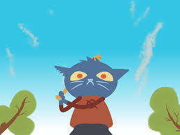 Night In The Woods Mae And The Bat Gif On Imgur Night In The Wood Painting On Wood Wood