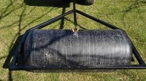 Can a lawn roller be used to level a wet lawn? Diy Lawn Roller Youtube