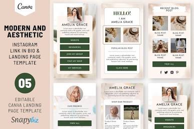 An optimized link in bio layout structure minimizes choice fatigue for your visitors., AI generated