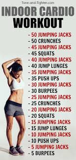 30 Minute Indoor Cardio Workout Cardio Workout Fitness Body Workout Routine