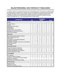 Check spelling or type a new query. Bilan Des Forces Et Faiblesses Modeles Exemples Pdf Biztree Com