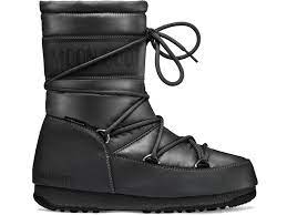 Die boots haben leichte gebrauchsspuren an. Moon Boot Mid Nylon Wp Winterboots Women Black Addnature Co Uk