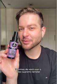 Você conhece todas as formas de usar o meu óleo supremo junto com o  @Cabeleireiro Calvo ? Vem aprender! 💜✨ #oleolamelar #lamelar  #lamelarhaskell #haskell #haskellalan #cabeleleirocalvo