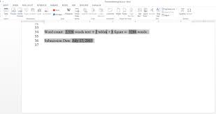 Dynamic Word Table And Figure Counts In Ms Word Chieh