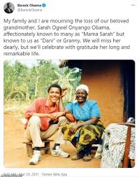 .sarah ogwel onyango obama, affectionately known to many as mama sarah but known to us as dani фото: W9ufripz3dyj1m