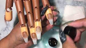 Acrylic Nails For Beginners Coffin Nails Tutorial Youtube Nail Tutorials Diy Acrylic Nails Glitter Nails Acrylic