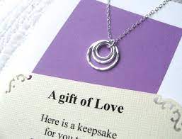 Grandma Necklace Great Grandmother Gift 3 Or 4 Generations Family Poem Card Included Grandmother Jewel Grandmother Jewelry Grandmother Gifts Grandma Necklace