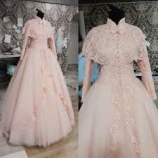 Mein ebay mein ebay einblenden. Blush Pink Vintage Wedding Dress With Bolero Jacket Long Sleeves Bridal Gown Ebay Muslimah Wedding Dress Cape Wedding Dress Long Sleeve Bridal Gown