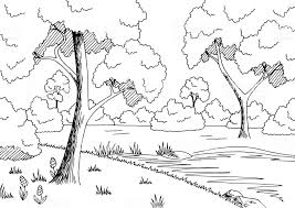 See actions taken by the people who manage and post content. Printable Lake In The Woods Coloring Page For Both Aldults And Kids