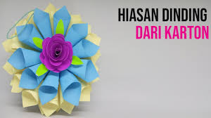 Buatlah sambil bermain agar menjadi lebih fan saat membuatnya. Ide Kreatif Kerajinan Membuat Hiasan Dinding Dari Kertas Karton Wall Hanging Youtube