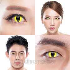 *i certify that the prescription attached is true, accurate and obtained from certified doctor and optometrist. Cat Eye Yellow Contact Lenses 30 Day Chromaview Wholesale Us