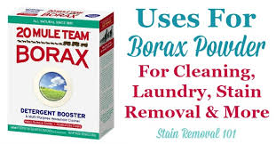borax powder for cleaning laundry