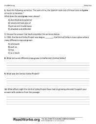 Small wonder readworks answer key. Http Poteat Pbworks Com W File Fetch 107060127 Valley 20nuts 20paired 20text 20with 20urban 20farms 20passage Pdf