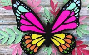 Aprende Como Hacer Mariposas Gigantes De Cartulina Para Decorar Lodijoella Como Hacer Mariposas Moldes De Mariposas Mariposas De Cartulina