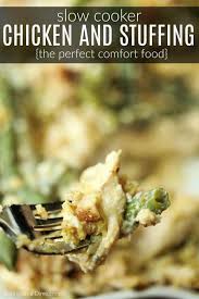 Crockpot Chicken And Stuffing Chicken And Stuffing Crockpot Recipe Recipe Chicken Crockpot Recipes Crockpot Chicken Recipes