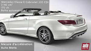 Mercedes Classe E Cabriolet 220 Cdi Youtube