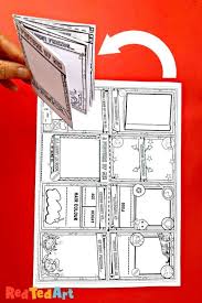 All About Me Mini Book Printable Red Ted Art Make Crafting With Kids Easy Fun Mini Books Book Making Paper Crafts For Kids