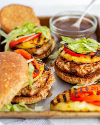 Lean Chicken Burgers Bursting With Jamaican Jerk Flavor So Good You Might Forget You Re Eating Ch Chicken Burgers Chicken Burgers Recipe Jamaican Jerk Chicken