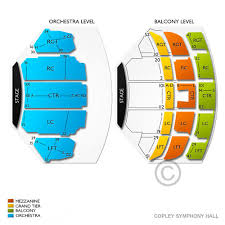 Ageless Copley Symphony Hall Seating Chart Cal Coast Open