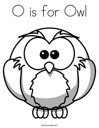 These coloring pages are fun and they also help children develop important skills such as color the pages load immediately so you can start coloring immediately. O Is For Owl Coloring Page Twisty Noodle