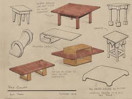 A pretty practical coffee table (for 4) convertible to a dining table for 6. Julia Thomas Coffee Table