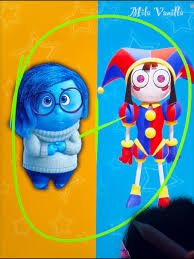 Sadness Inside Out mixing with Pomni Digital Circu #pomnidigitalcircus...