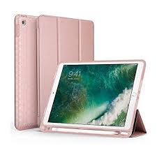 Swees Compatible Ipad 9 7 2018 2017 Case With Pencil Holder Shockproof Durable Smart Cover Leather Case With Built In Apple Pencil Holder Compatible Ipad 9 7 I Apple Pencil Holder Rose Gold Ipad Ipad