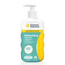 This gives you the best protection from the sun and harmful uv rays. Buy Moisturising Sunscreen Pump Spf 50 200 Ml By Cancer Council Online Priceline