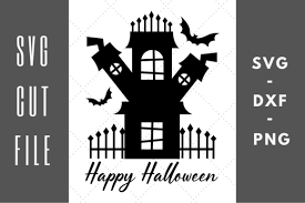 Spooky House Happy Halloween Graphic By Abigail Burt Designs Creative Fabrica